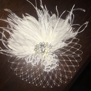 Beautiful ivory wedding hair comb