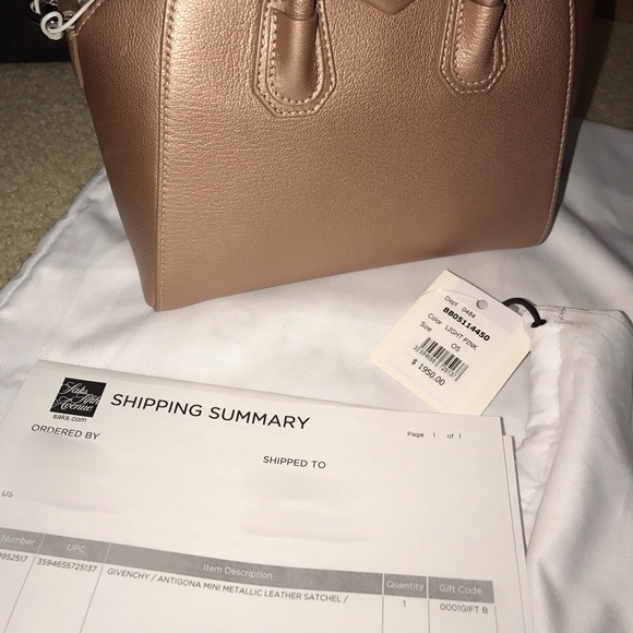 Mini Givenchy Antigona in Metallic - Picture 4 of 4