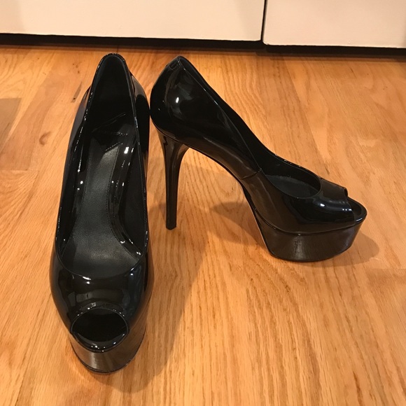 B by Brian Atwood Platform Peep Toe Pumps