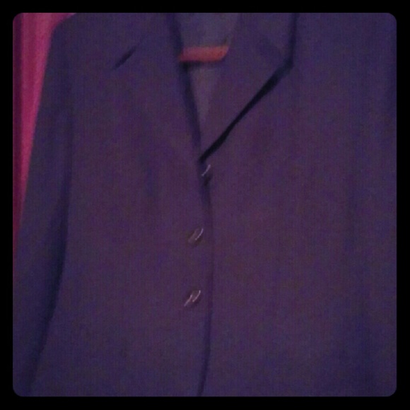 Women's classic Jet black suit.