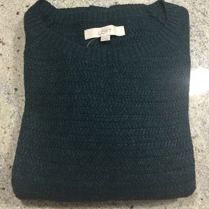 LOFT Teal Sweater NWT