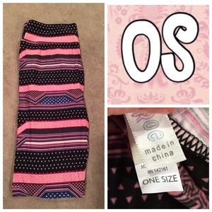 Lularoe hard to find print leggings NWT OS
