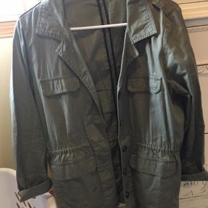 Green army jacket