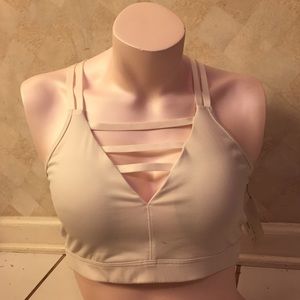 VSX White Sports Bra