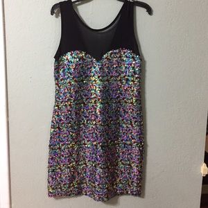 Sequined party dress