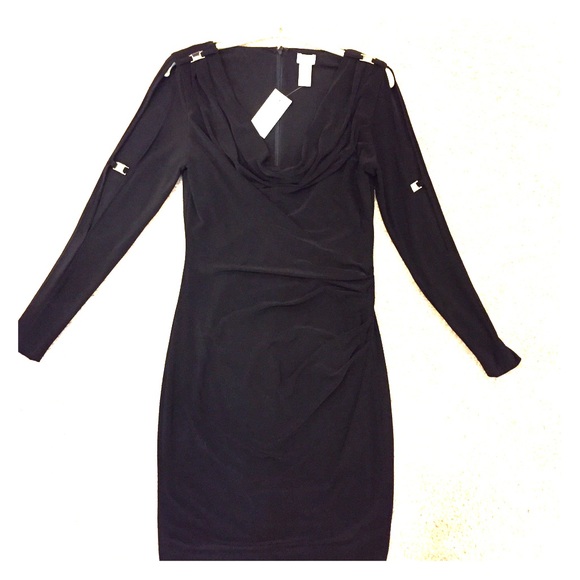 NWT Cache scoop neck cocktail dress