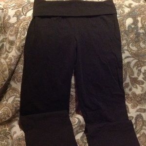 Women's black yoga pants