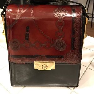 Vera Pelle Italian leather handbag purse