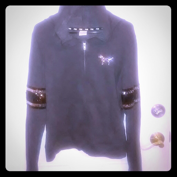 Blinged Out Victoria Secret Hoodie