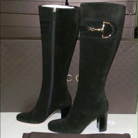 100% authentic Gucci Suede Boots NIB