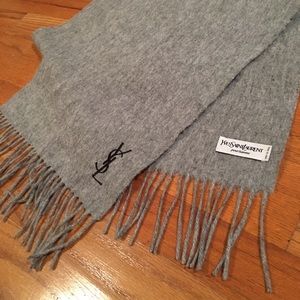 Yves Saint Laurent 100% Wool Scarf