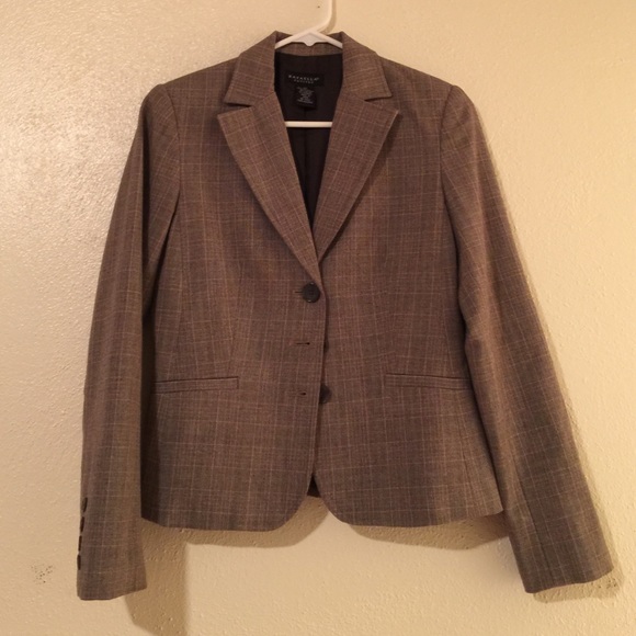 Brown Tweed-Looking Blazer - Picture 1 of 4