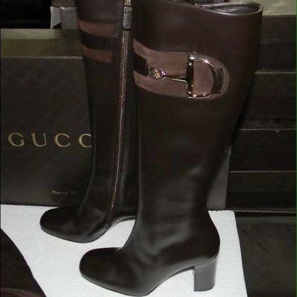 100% authentic Real Leather NIB Gucci Boots