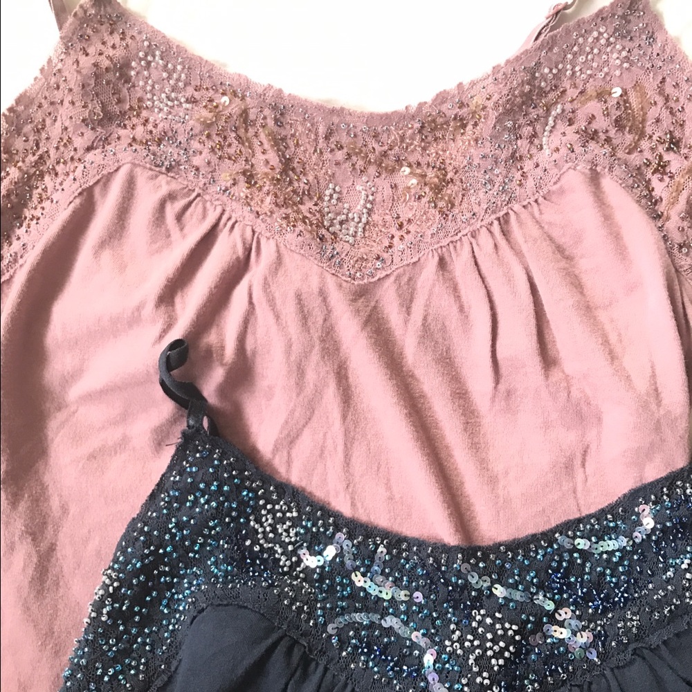 Beaded tops.