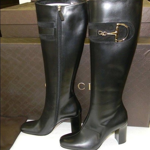 100% authentic real leather Gucci Boots NIB