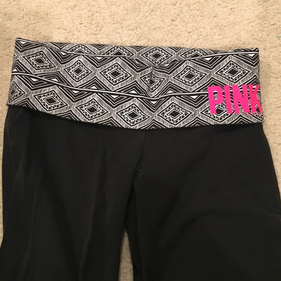 Pink yoga pants