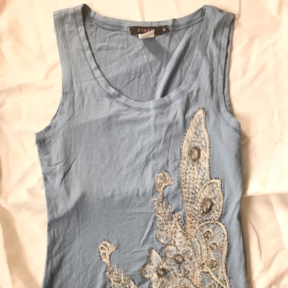 Fancy tank top.
