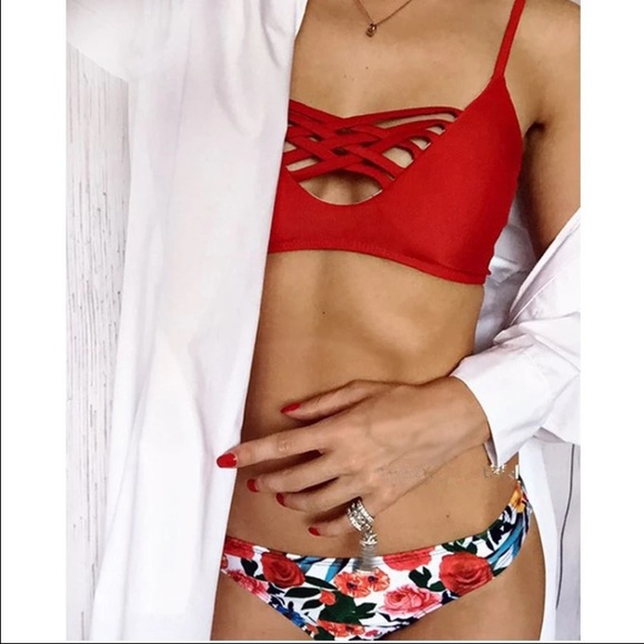 Anguilla Red Bikini - Picture 2 of 2