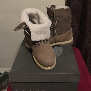 Timberland Teddy Fleece Fold Down Boot