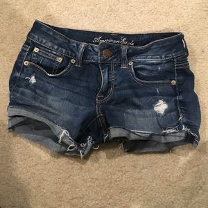 Denim shorts