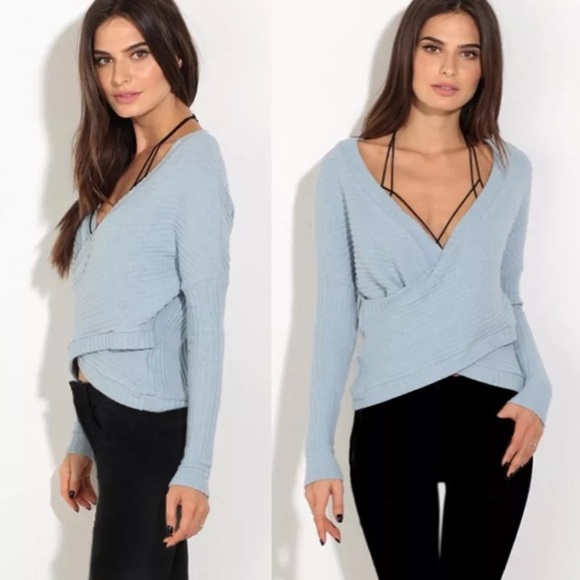 Knit wrap sweaterNWOT