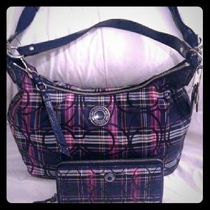 authentic coach purse and wallet set