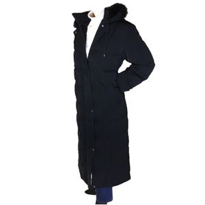 UTEX DESIGN Down Quilted Parka w/ Hood Black