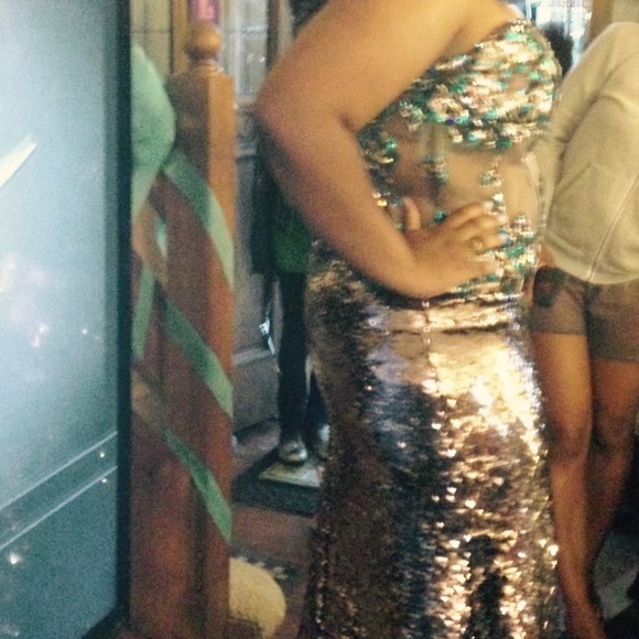 Strapless prom dress - Picture 3 of 3