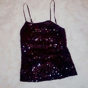 Forever 21 strappy sequin top