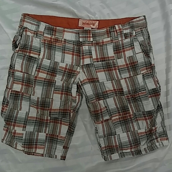 CUTE BILLABONG PLAID BERMUDA SHORTS SZ 9