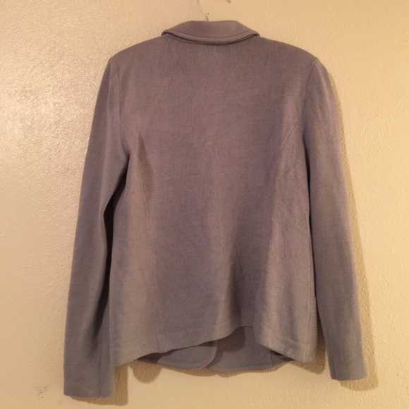 St. John Collection Light Blue Sweater Jacket - Picture 4 of 4