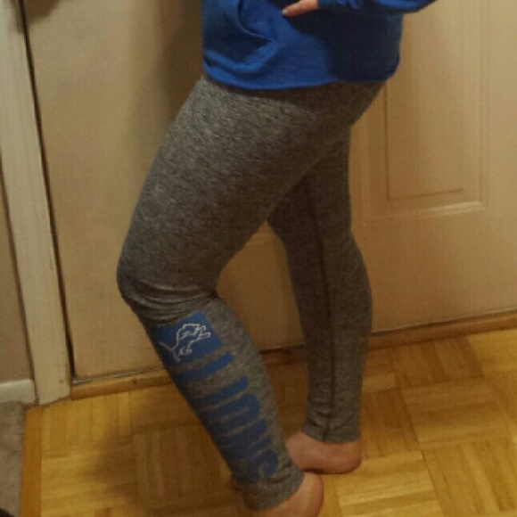 Vs pink ultimate Detroit lions leggings - Picture 3 of 4
