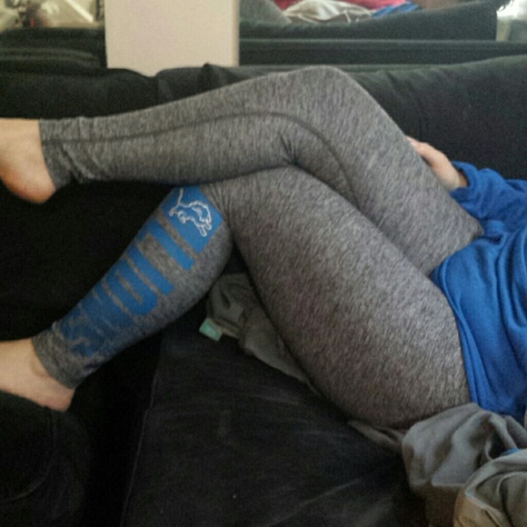 Vs pink ultimate Detroit lions leggings - Picture 4 of 4