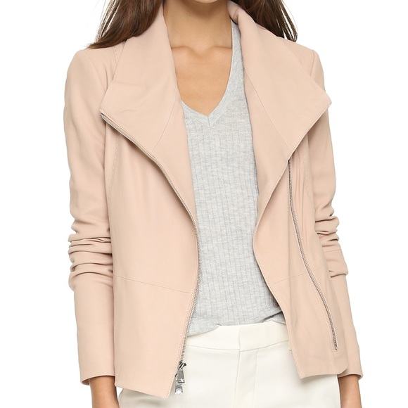 Vince Scuba Leather Jacket