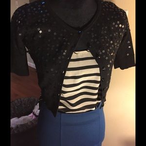 Perfect sequined sweater - great for the holidays