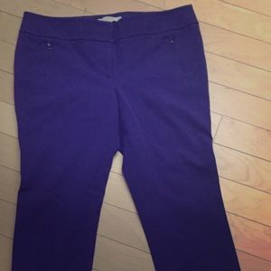 LOFT | Purple Marisa Pants