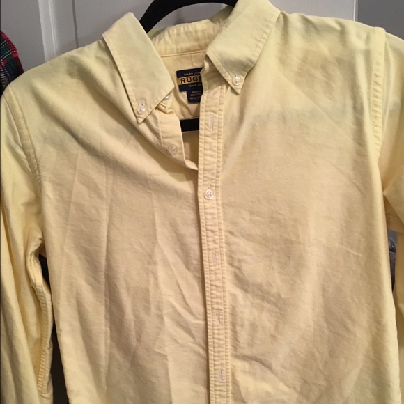 Rugby by Ralph Lauren oxford shirt plaid collar