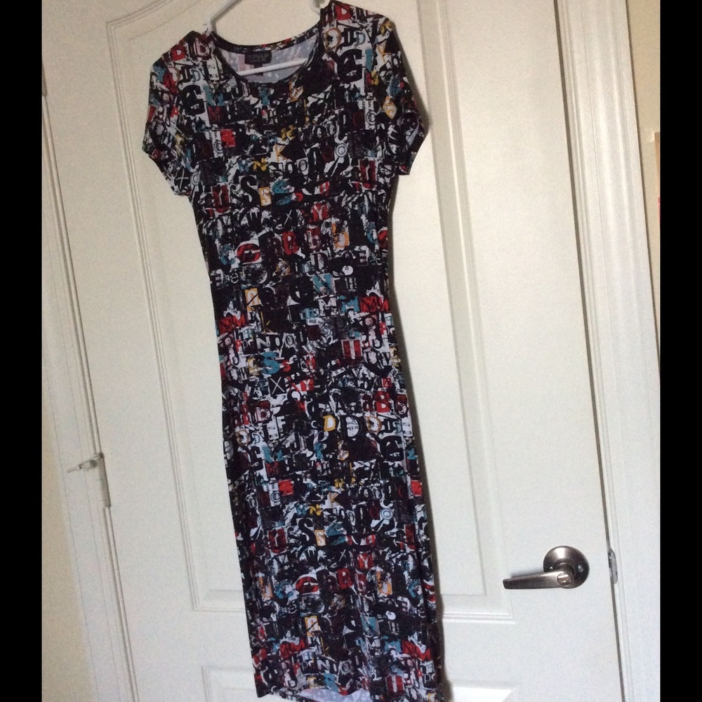 Graffiti Print TopShop Dress 👗