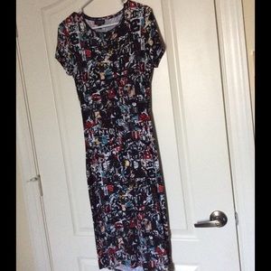 Graffiti Print TopShop Dress 👗