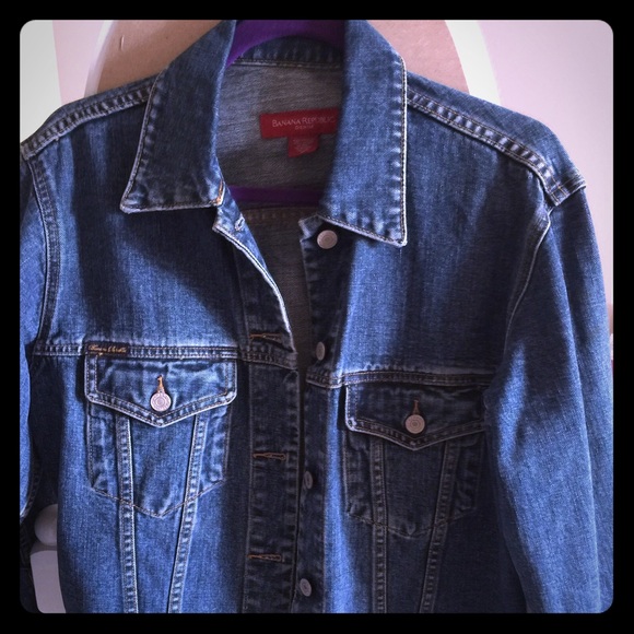 Banana Republic jean jacket medium - Picture 2 of 6