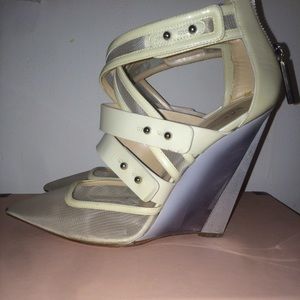 Casadei x Prabal Gurung White Heels