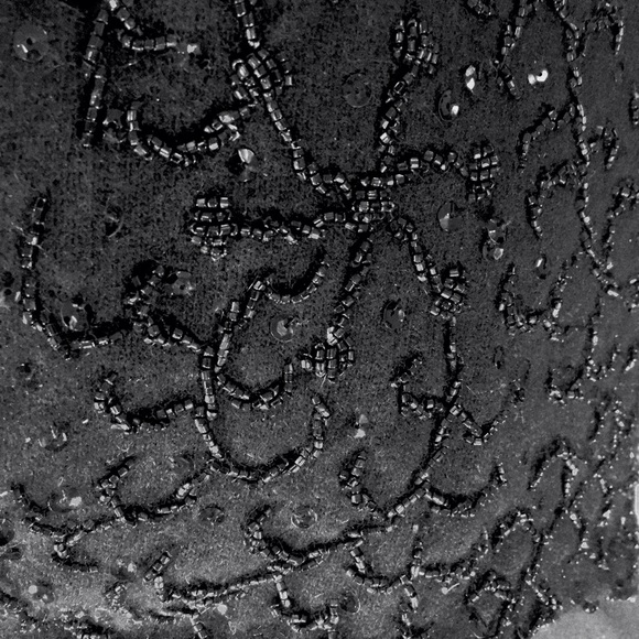 Vintage Hand Beaded Evening Sweater Jacket, XS - Picture 3 of 4