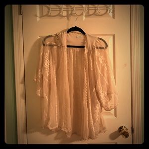 Urban Outfitters Lace Kimono