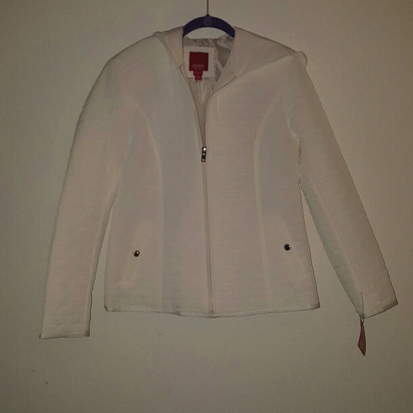 NWT Esprit Cream Hooded Jacket