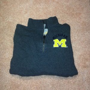 Michigan quarter zip pullover