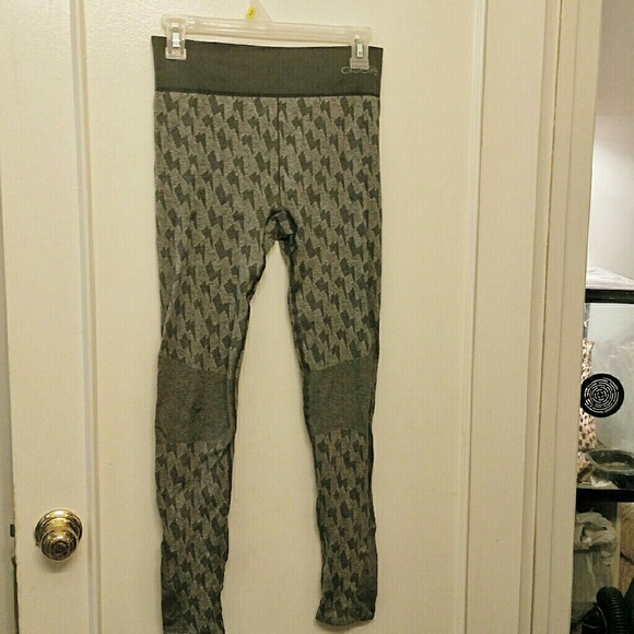 Small Oiselle lightning bolt running tights NWOT