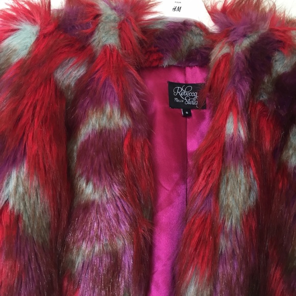 Fun faux fur jacket - Picture 6 of 7