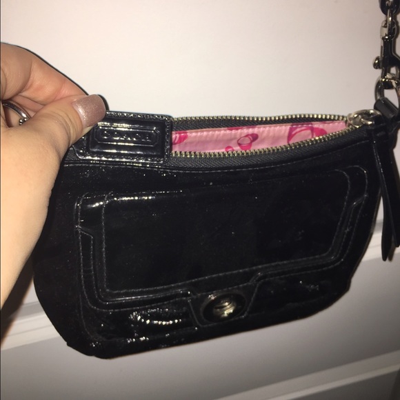 Coach black water repellent purse - Picture 2 of 2