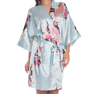 👘Kimono Peacock Robe