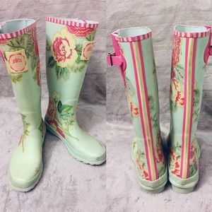 Joules Floral Rain Boots